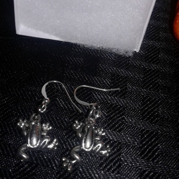 Handmade Jewelry - Frog froggy earrings